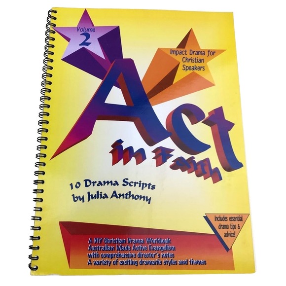 Act in Faith Volume II Sketches for‎ Schools & Youth Groups 10 Christian Dramas - Picture 1 of 5